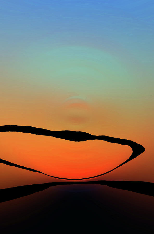Sunset Painting - Colorful Modern Art - Eternal Light 2 - Sharon Cummings by Sharon Cummings
