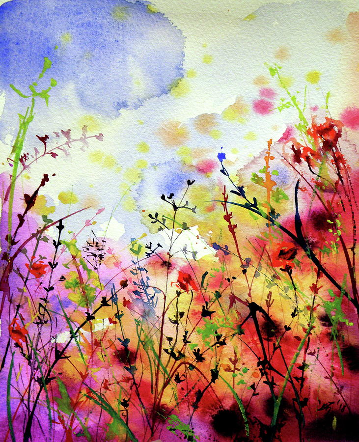 Colorful mood II Painting by Kovacs Anna Brigitta