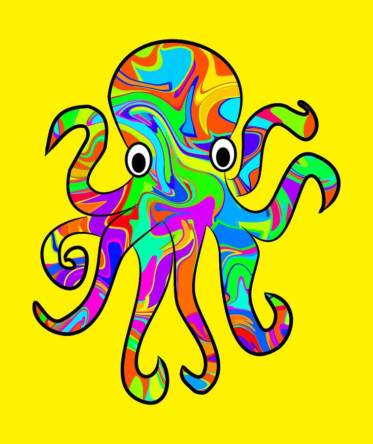 Colorful Octopus by Chris Butler.