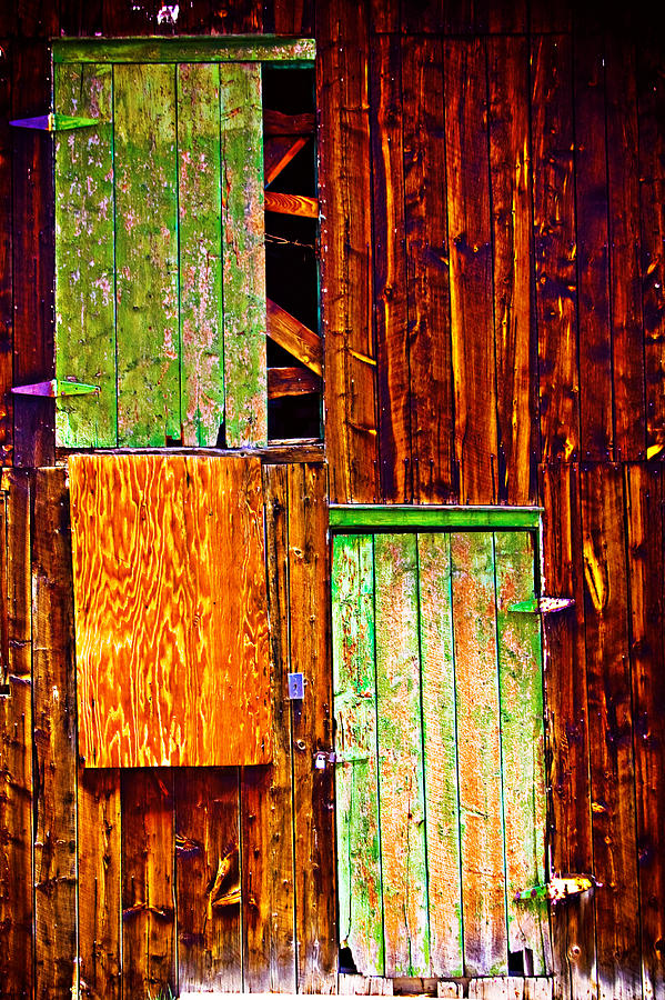 Colorful Old Barn Wood Photograph by James BO Insogna