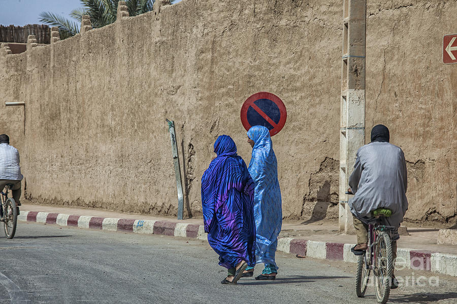 Colorful outfits on the street in Morocco Photograph by Patricia Hofmeester