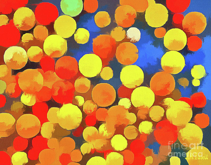 Colorful Pebbles Digital Art by Humphrey Isselt