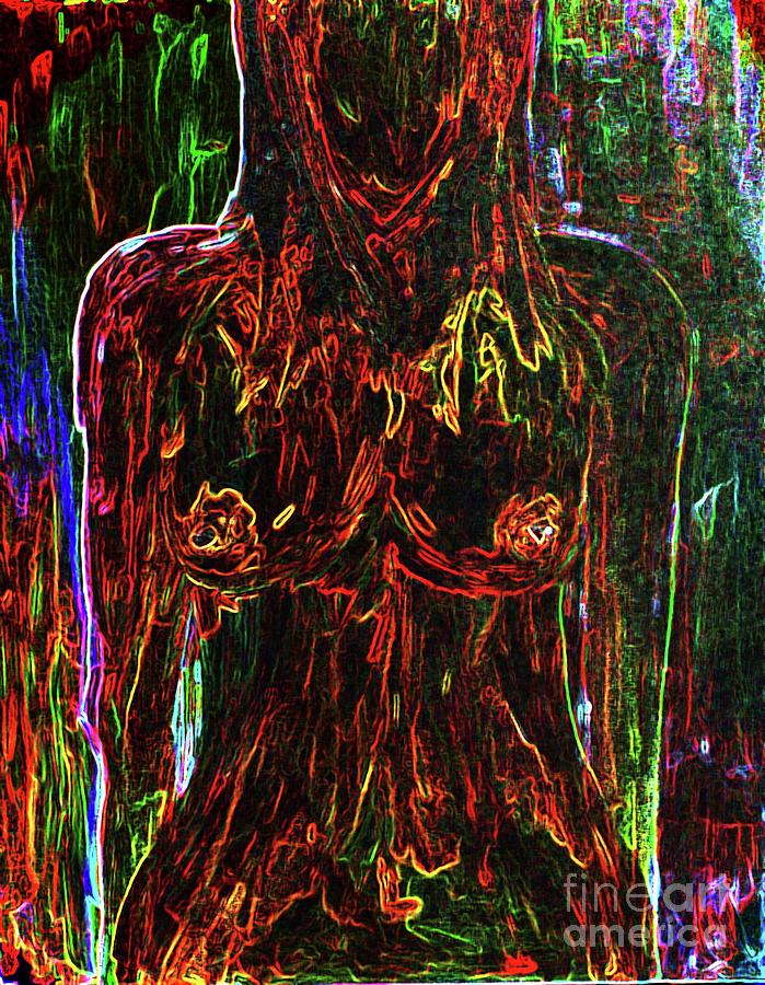 Nude Painting - Colorful Personality by Julie Lueders 