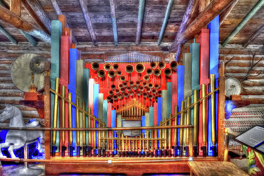 Colorful Pipe Organ Photograph by Richard J Cassato