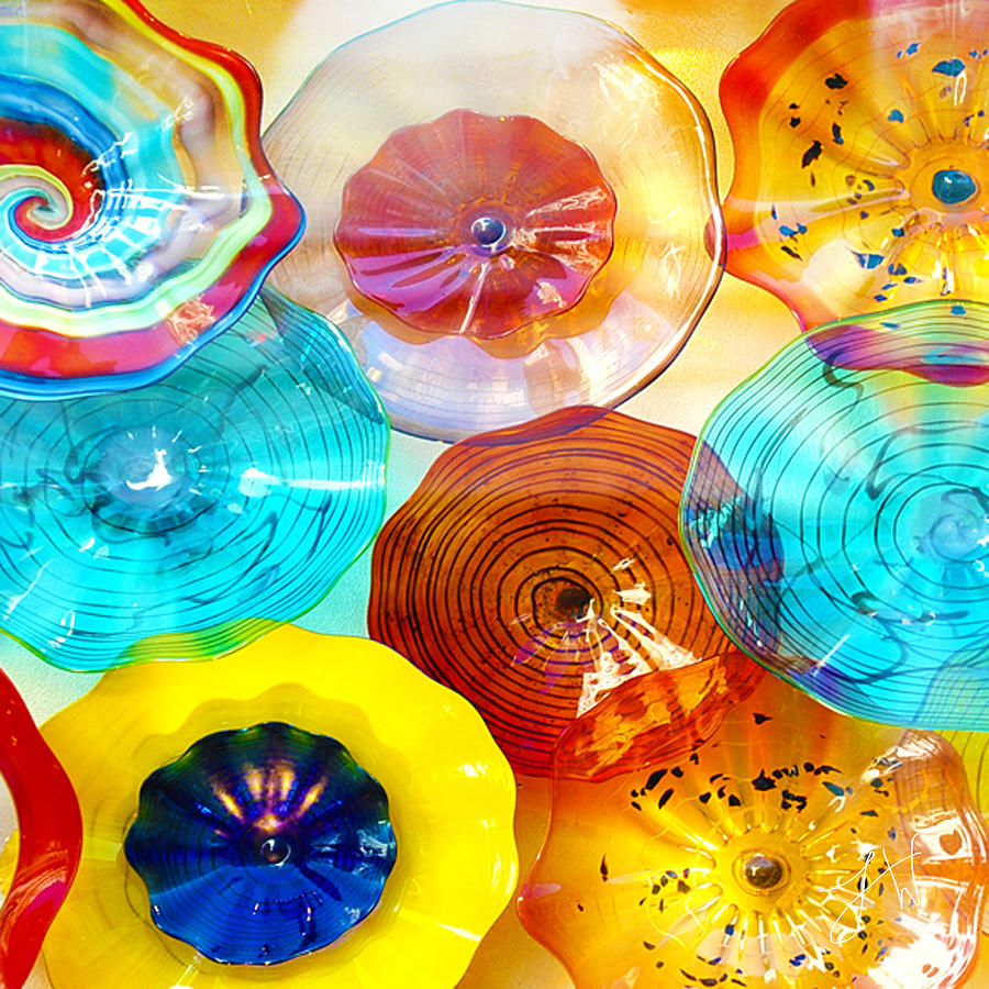 Colorful Plates Photograph by Artist and Photographer Laura Wrede