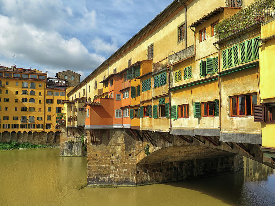 Colorful Ponte Vecchio Photograph by Dave Mills