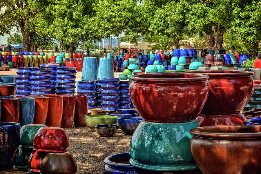 Colorful Pots Photograph by Diana Powell