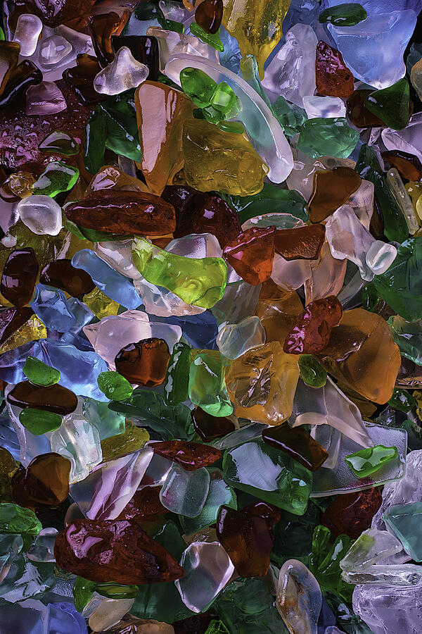 Colorful Pretty Sea Glass Photograph by Garry Gay