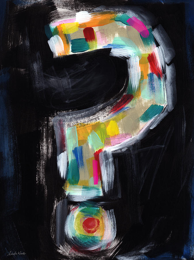 Colorful Questions- Abstract Painting Painting