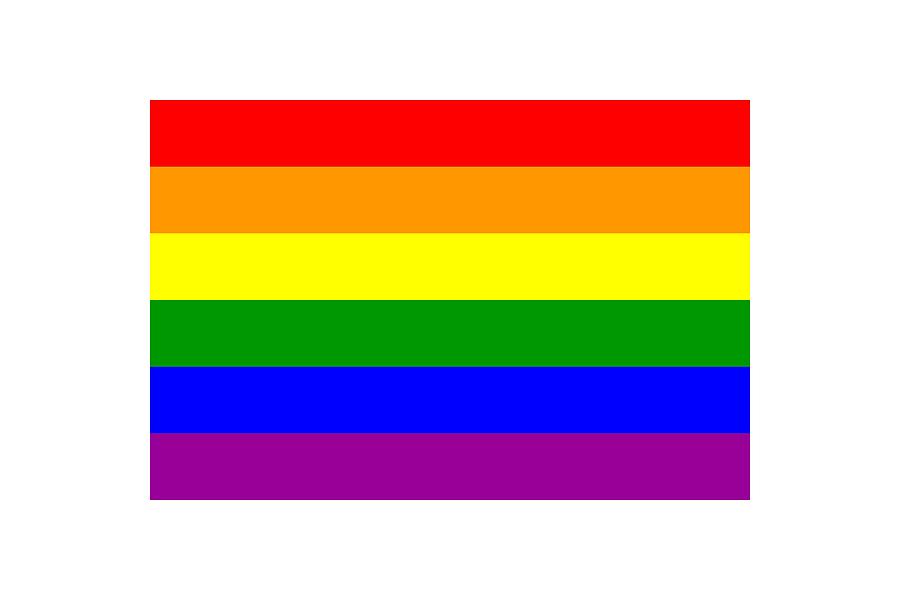 what colors are the gay flag