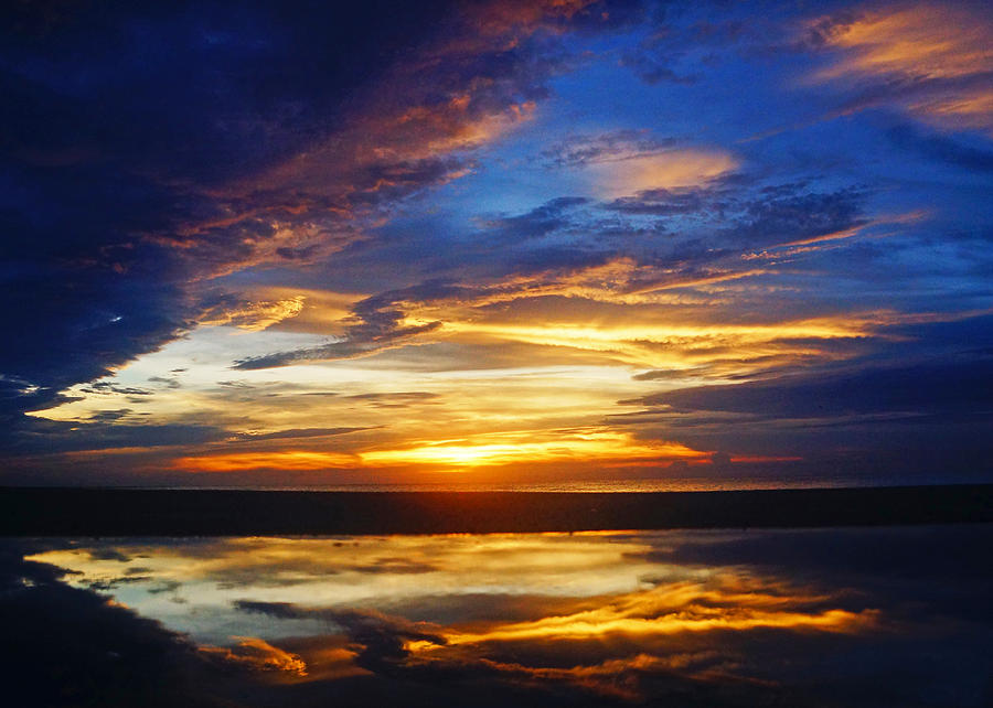 Colorful Reflection Sunrise Photograph by Lawrence S Richardson Jr