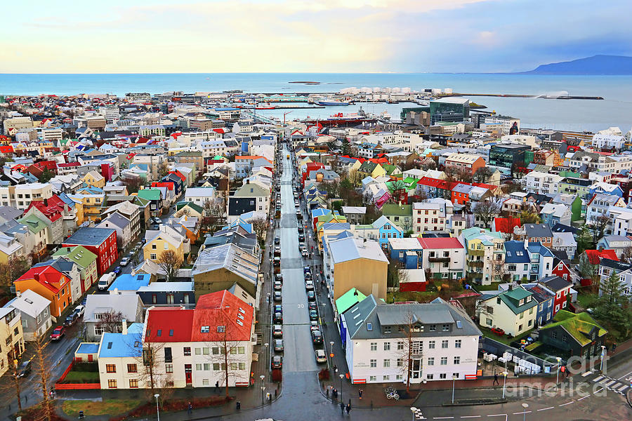 Colorful Reykjavik   7276 Photograph by Jack Schultz