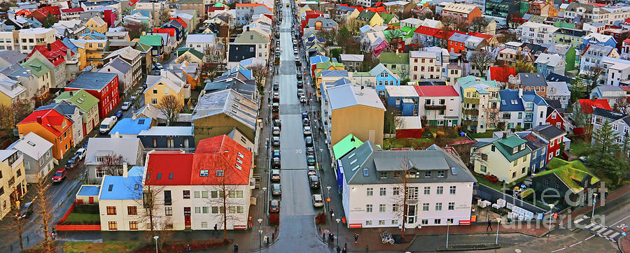 Colorful Reykjavik Iceland 7276 Photograph by Jack Schultz