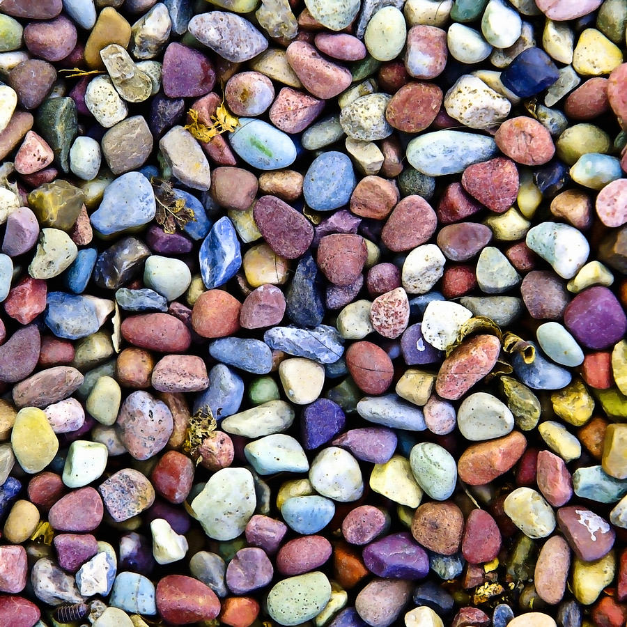 Colorful Rock Watercolor Photograph by Art Block Collections