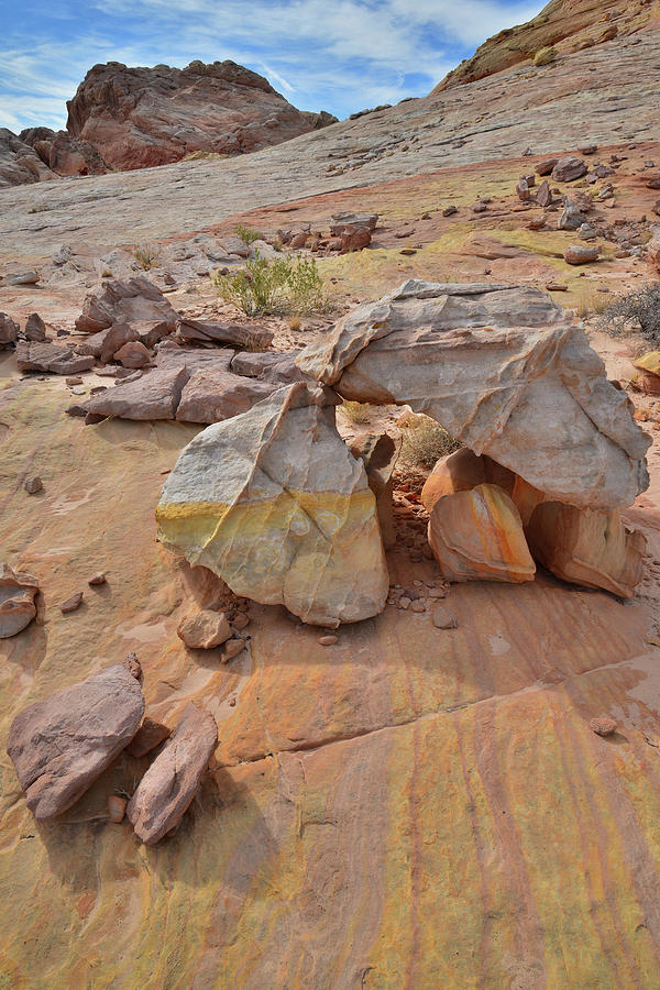Colorful Rocks of Valley of Fire Photograph by Ray Mathis