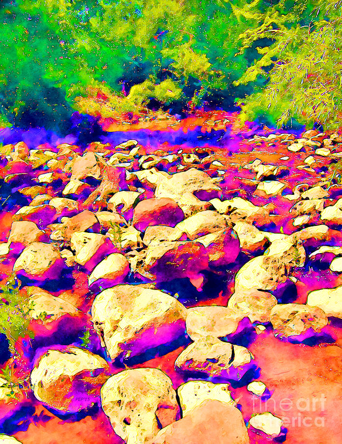 Colorful Rocky Riverbed Photograph by Phil Perkins