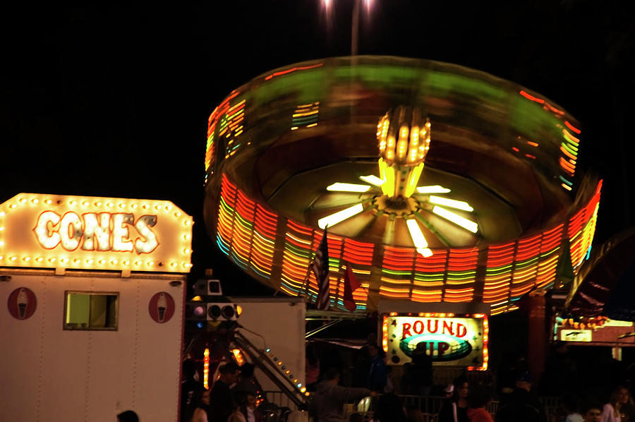 Colorful Round Up Wheel Photograph