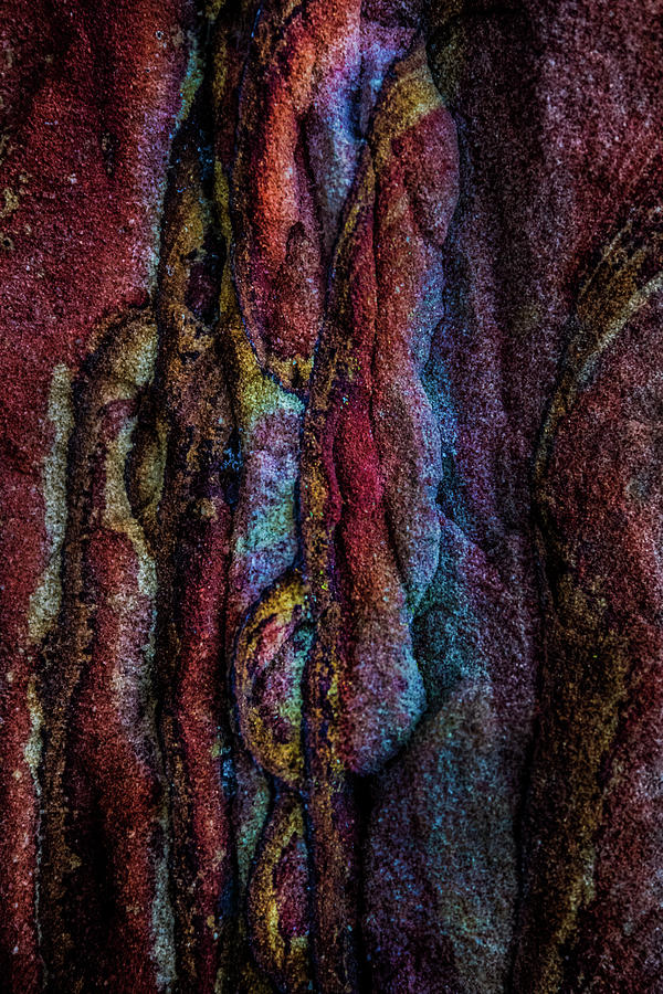 Colorful Sandstone Abstract Photograph by Michael Arend