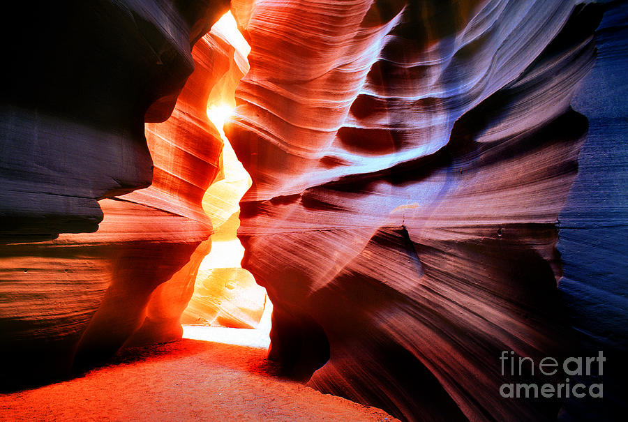 Colorful Sandstone Carvings Photograph by Wernher Krutein