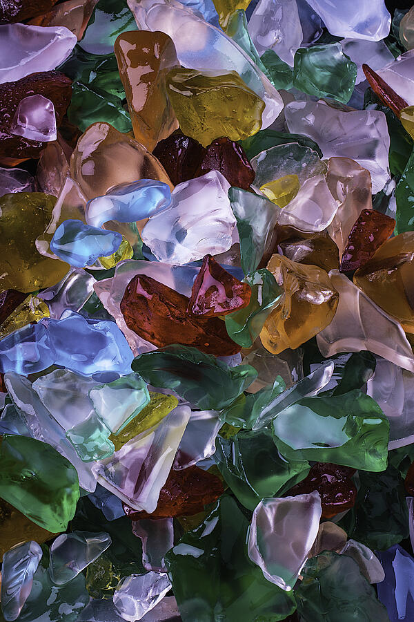 Colorful Sea Glass Photograph by Garry Gay