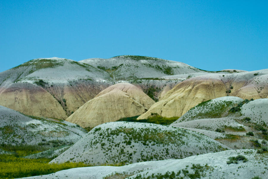Colorful Sediment In The Badlands of South Dakota Photograph by Marie Jamieson