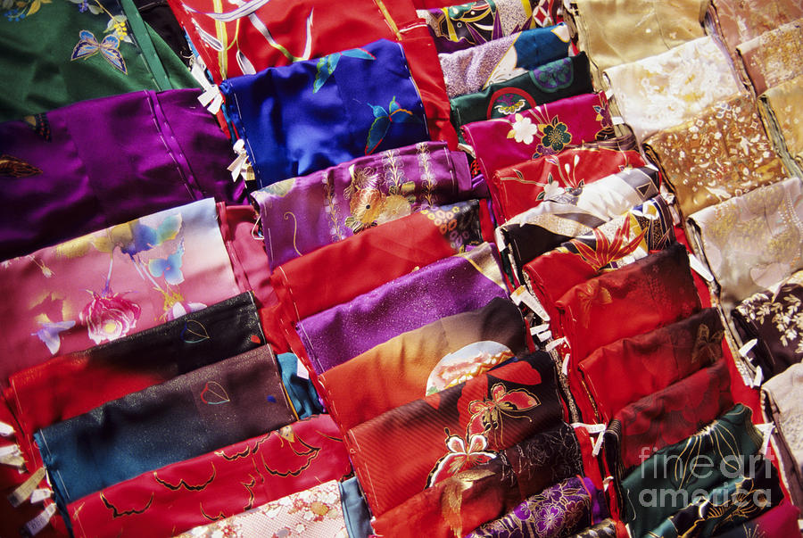 Colorful silk Photograph by Joe Carini - Printscapes