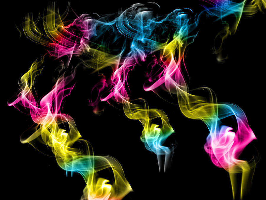 Colorful Smoke Digital Art by Roy Pedersen