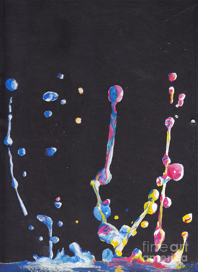 Splash Painting - Colorful Splash by Nyna Niny