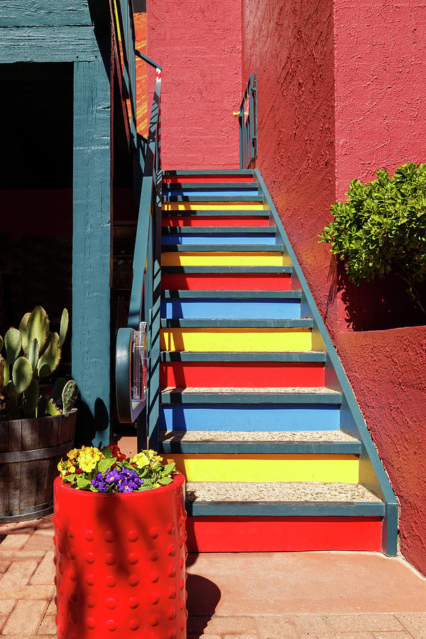 Colorful Stairs Photograph by James Eddy