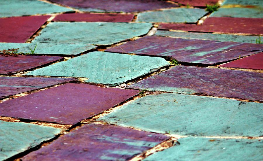 Colorful Stepping Stones Photograph by Cynthia Guinn