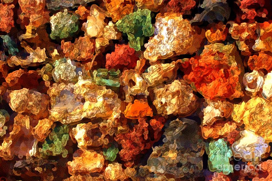 Colorful Stones Abstract Photograph by Carol Groenen