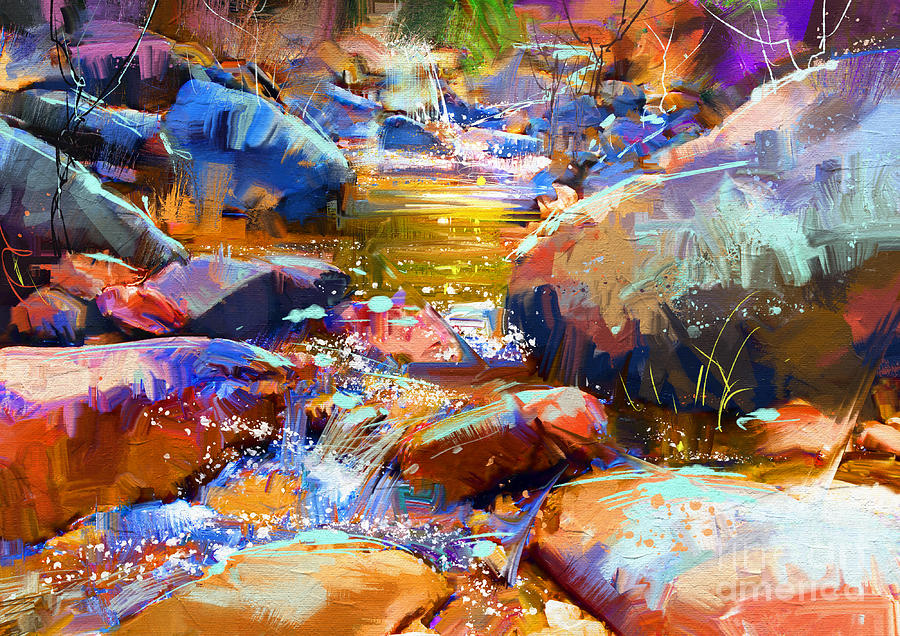 Colorful Stones Painting