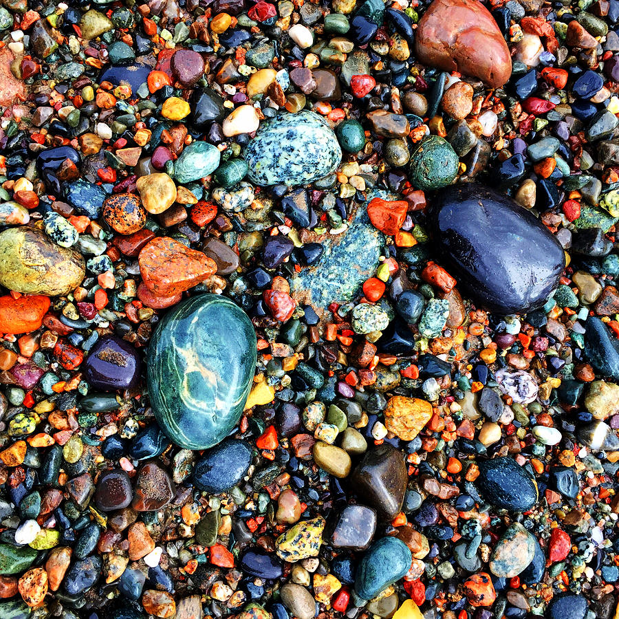 Colorful Stones VIII Photograph by Cristina Stefan