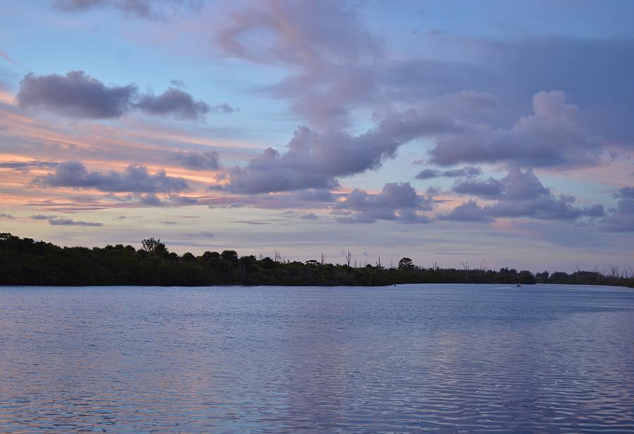 Landscape Photograph - Colorful Sunrise over Lemon Bay by Patricia Twardzik