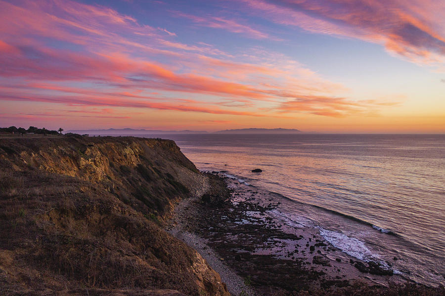Colorful Sunset at Golden Cove Photograph by Andy Konieczny