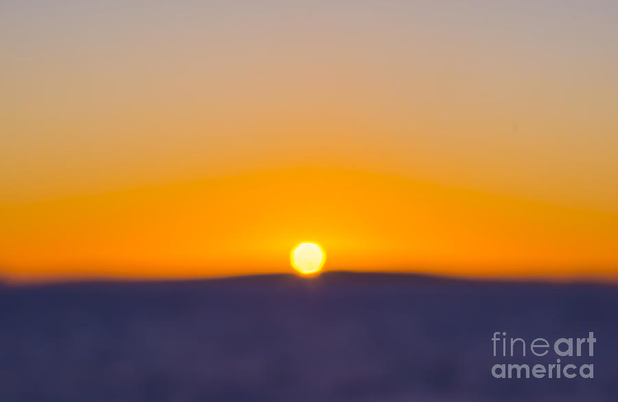 Colorful Sunset Blur Photograph