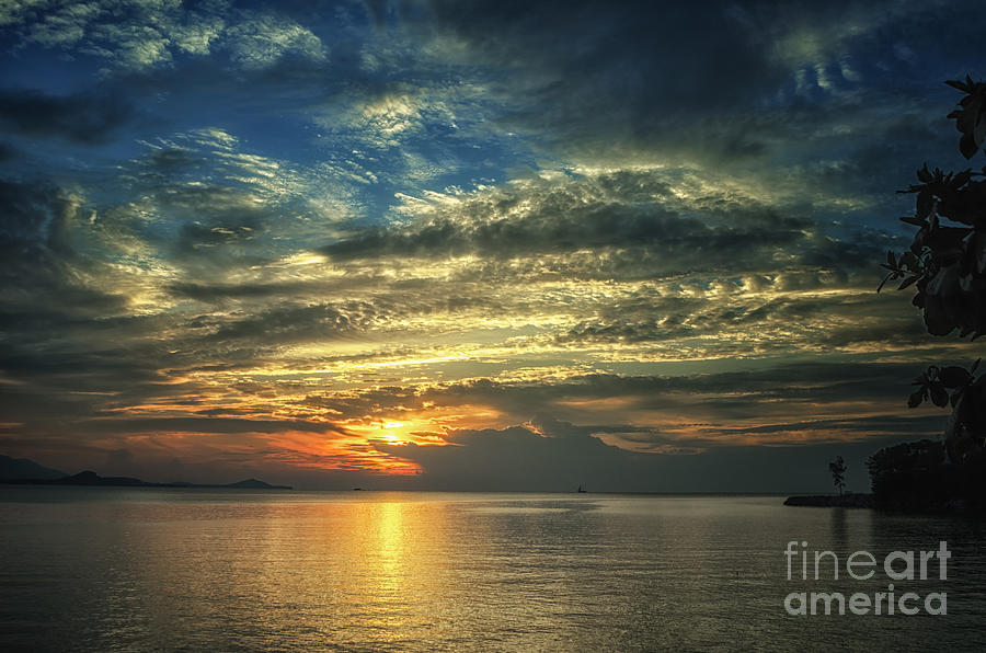 Sunset Photograph - Colorful Sunset by Michelle Meenawong