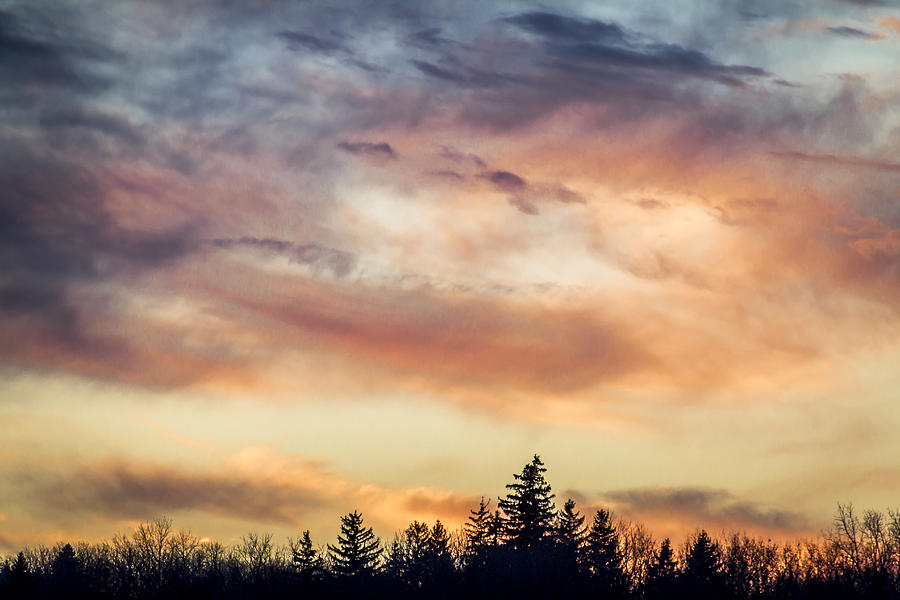 Colorful Sunset Sky Photograph by Joann Long