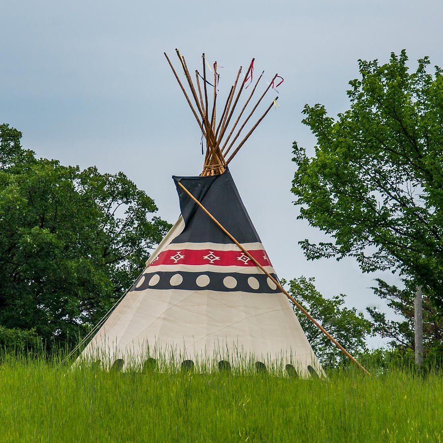 Colorful Tipi Photograph by Paul Freidlund