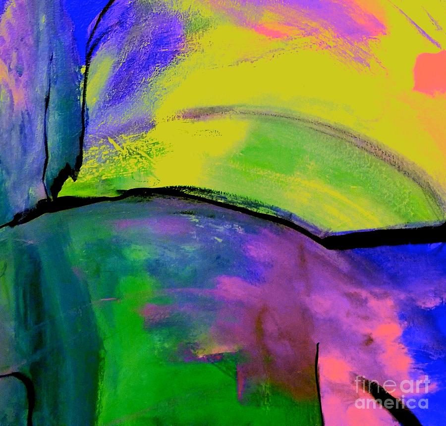 Colorful Tranquility Painting Digital Art by Lisa Kaiser