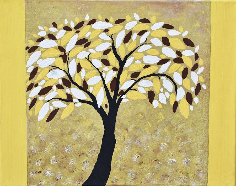 Colorful Trees Painting -Modern Tree Acrylic Painting- Image 3 out of  3 -Tree of Life Original Painting by Geanna Georgescu