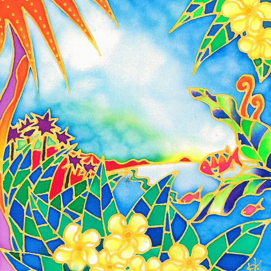 Colorful tropics 1 Painting by Hisayo OHTA