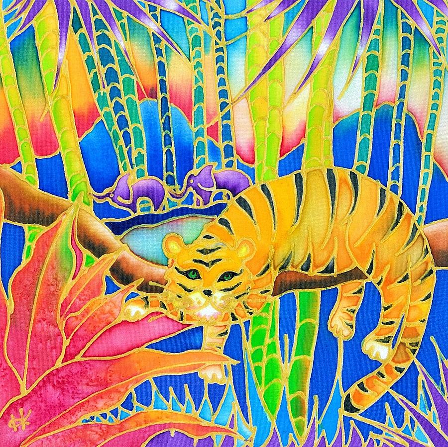 Colorful tropics 9 Painting by Hisayo OHTA