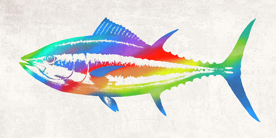 Colorful Tuna Digital Art
