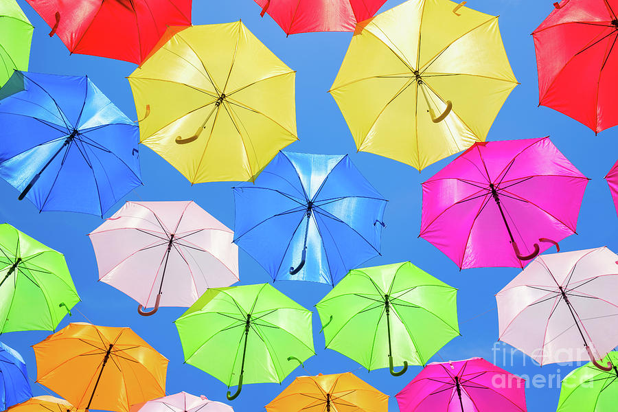 Colorful Umbrellas II Photograph by Raul Rodriguez
