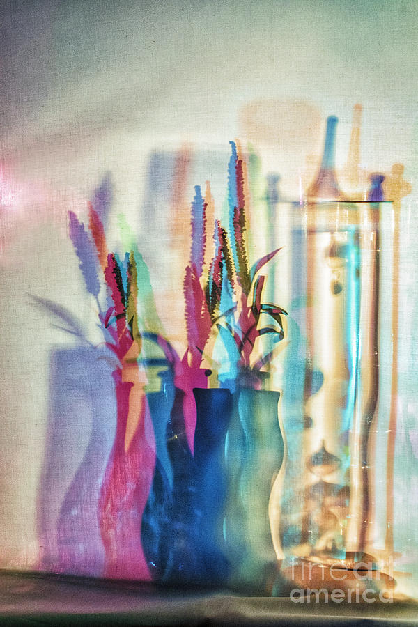 Colorful Vases Digital Art by Georgianne Giese