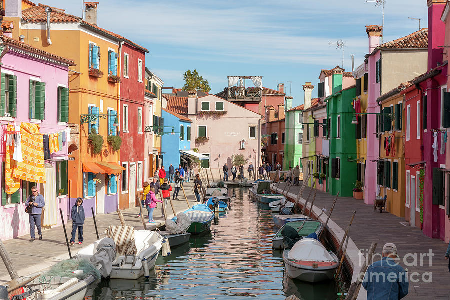 Colorful Venetian Burano Photograph by Heiko Koehrer-Wagner