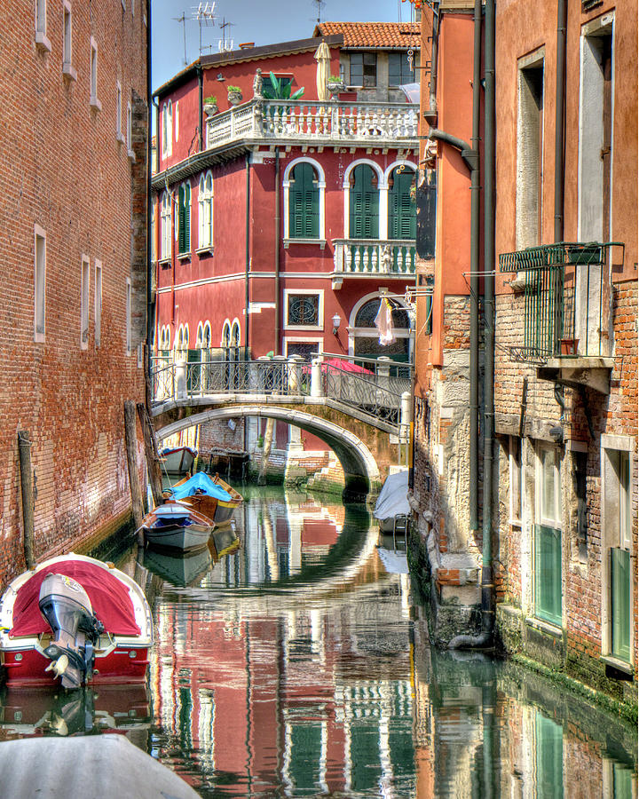 Colorful Venice  Photograph by Alan Toepfer