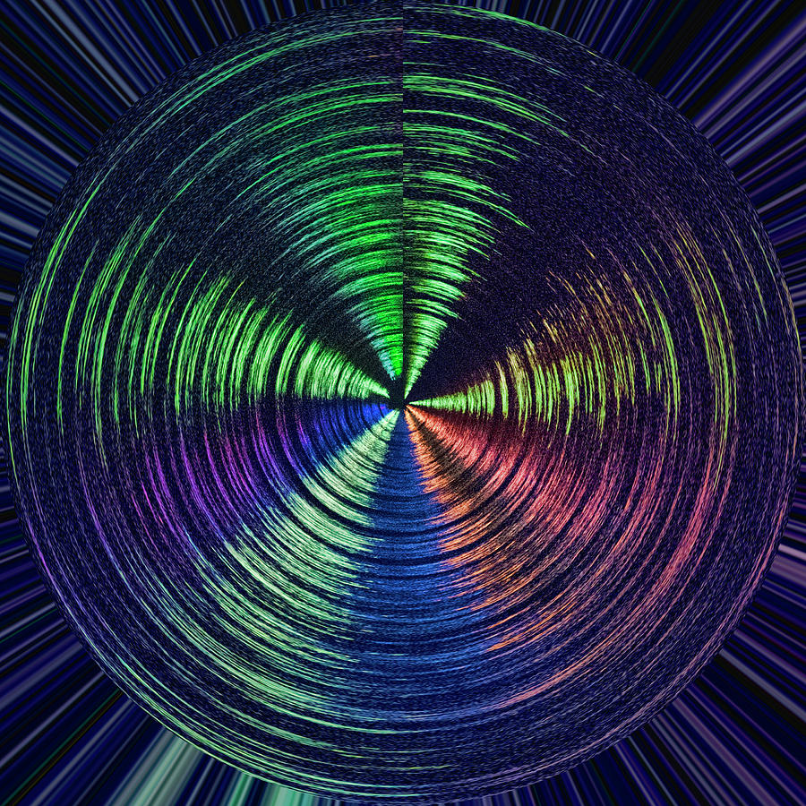 Magic Photograph - Colorful Vortex by Phyllis Taylor