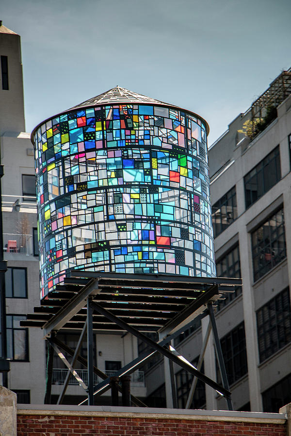 Colorful Water Tank by TL Wilson Photography Photograph by Teresa Wilson